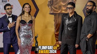 The Animal Cast of quotRed Carpetquot arrives at the Filmfare Awards 2024 in Style [upl. by Yennor207]