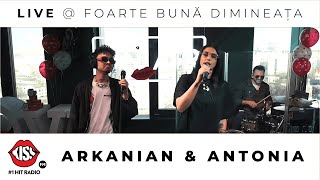 Arkanian amp Antonia  Complicated Live  Foarte Bună Dimineața [upl. by Sesom]