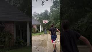 Self alley oop under the legs trick shot [upl. by Teews]