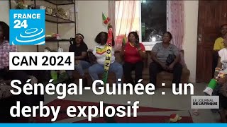 CAN 2024  SénégalGuinée un derby explosif • FRANCE 24 [upl. by Neirda476]