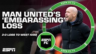 EMBARRASSING 🗣️ Craig Burley reacts to Manchester Uniteds 20 loss to West Ham  ESPN FC [upl. by Akcirderf]