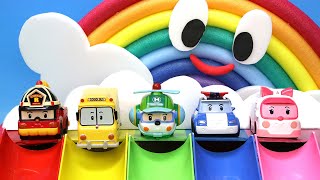 La Chanson des Couleurs│French Colors Song│Chanson pour Enfants│Robocar POLI télé [upl. by Beeck402]