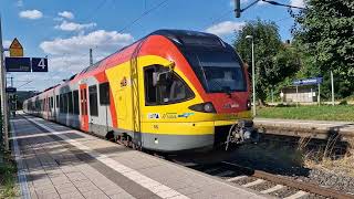 Stadler Flirt abfahrt in Baunatal Guntershausen [upl. by Elum]