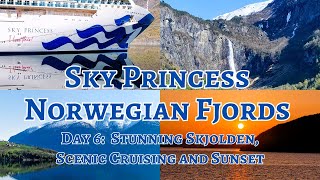 Skjolden Visit Then Scenic Cruising Sognefjord Sky Princess Norwegian Fjords Cruise AprilMay 2024 [upl. by Mosera948]