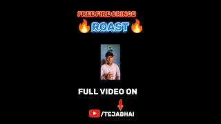 FREE FIRE CRINGE ROAST😂 freefire shorts teluguroast [upl. by Einnaj]