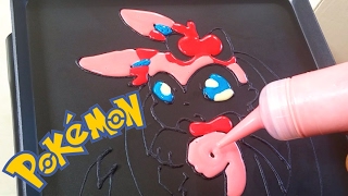 Pancake Art  The Girly Sylveon [upl. by Sorcha]