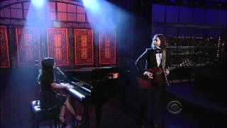 The Civil Wars  Poison amp Wine on Letterman 10262011 [upl. by Iramohs]