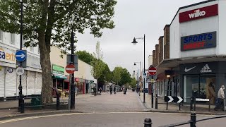 MEDWAY WALK  GILLINGHAM HIGH STREET  Train Station to Police Station [upl. by Socin630]