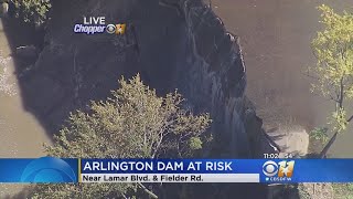 Dam At Risk Of Breaking In North Arlington [upl. by Rehpotsrihc]