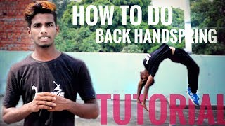 Back handspring tutorial step by step  Rebel BoYs [upl. by Pascale]