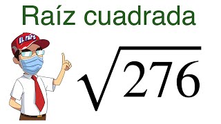 Raíz cuadrada ejercicios  Aprendo en casa [upl. by Glennie]