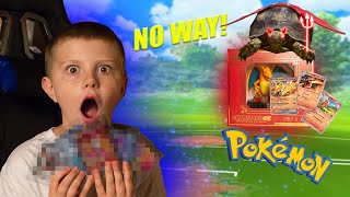 Opening the new Charizard EX Super Premium box and discoveringEvil Turtles [upl. by Rasec387]