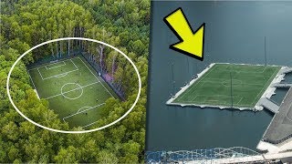 9 CAMPOS DEPORTIVOS SITUADOS EN LUGARES INSÓLITOS [upl. by Gow]