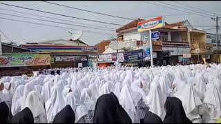 Unjuk Rasa Santriwati Huda pusat di indomart Manonjaya Kab Tasikmalaya [upl. by Anderegg]