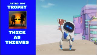 Thick As Thieves Trophy guide  Astro Bot [upl. by Attiuqehs580]