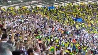 Third and fourth German goals celebration in the stadium in a single quick shot [upl. by Louella259]