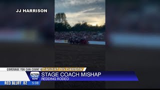 Caught on camera Redding Rodeo mishap [upl. by Aramit]