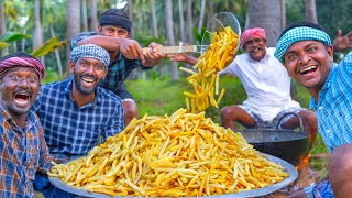 FRENCH FRIES  Crispy French Fried potatoes Recipe Cooking In Village  Finger Chips  Easy Snacks [upl. by Hassadah]