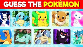 Guess the Pokemon Quiz  Guess 151 Pokemon Gen 1 [upl. by Britni]