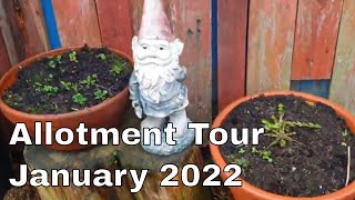 Allotment Tour January 2022 [upl. by Sopher131]