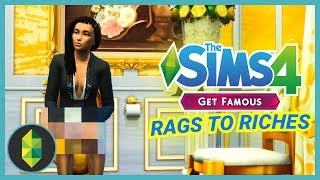 GOLD THRONE ROOM  Part 17  Rags to Riches Sims 4 Get Famous [upl. by Annabelle]