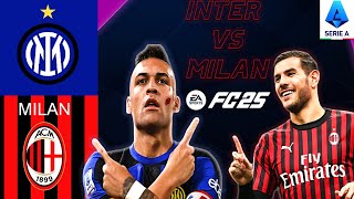 Thrilling FC 25 Gameplay Showdown Inter vs Milan Coppa Italia Final [upl. by Llirrehs614]