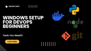 Windows Setup for DevOps Beginners Tools You Need  Tamil  Harsha Selvi [upl. by Cailly]