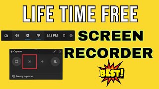 Lifetime Free Screen Recorder For PC in Window 10 and Window 11 [upl. by Hardy]