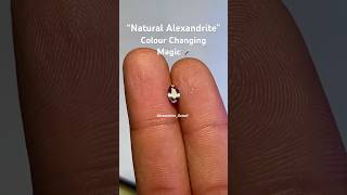 Natural Alexandrite Available alexandrite gemstone jewellery viralvideo shorts newyork italy [upl. by Josepha]