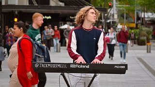 ColdPlay  Clocks Piano Cover Live In Auckland City [upl. by Christean]