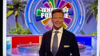 RYAN SEACREST SHARES WHEEL OF FORTUNE NEW SET PICTURES WITH “ HIDDEN MESSAGE “ I FOUNDSOLVED😳🤔 [upl. by Nelleh233]