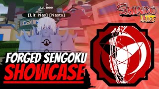 Forged Sengoku Full Showcase en Español  Shindo Life [upl. by Nwahc454]