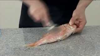 How to fillet a Red Mullet  210 [upl. by Shelley233]