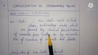 CLASSIFICATION OF SEDIMENTARY ROCKS ।। PART 2 ।। NON CLASTIC ROCKSअवसादी चट्टानों का वर्गीकरण 2 [upl. by Anair]