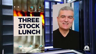 3Stock Lunch AMZN WBA amp LLY [upl. by Namajneb265]