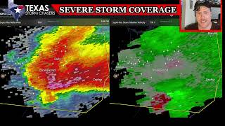 LIVE BRIEFING Brownwood Texas Supercell amp Forecast Discussion JC [upl. by Hendricks]