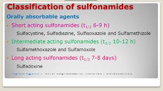 L12 Classification of Sulfonamides And cotrimoxazole in pharmacology Hindi [upl. by Nitsuga]