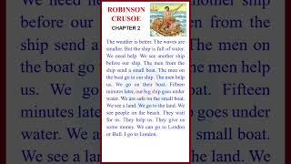 Learn English through story level 1 Robinson Crusoe  chapter 2 [upl. by Annat]