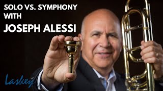 Laskey Alessi Mouthpieces Solo vs Symphony with Joseph Alessi [upl. by Atalaya904]