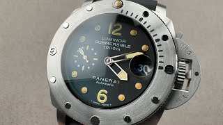 Panerai Luminor 1950 Submersible 1000M PAM 243 PAM00243 Panerai Watch Review [upl. by Odlonra45]