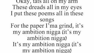 Ambition Tats on My Arm  Wale Ft Rick Ross LYRICS [upl. by Naellij]