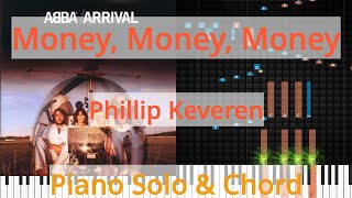 🎹Solo amp Chord Money Money Money Phillip Keveren Synthesia Piano [upl. by Ugo530]