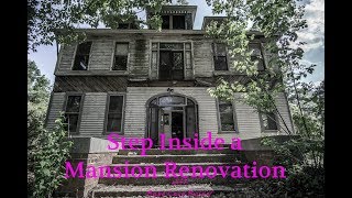 Rare Inside Tour of the Historic Coxe Mansion Renovation [upl. by Anelys]