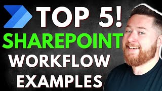 Top 5 SharePoint Workflow in Power Automate [upl. by Nerine]