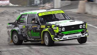 Paolo Diana Fiat 131 Racing Proto Screaming Engine amp Show at RallyLegend [upl. by Zena843]