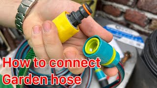 How to extend Garden hose Easy way [upl. by Sibilla]