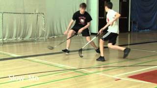 How To Zorro Past a Defender in Floorball By Max Melnychenko [upl. by Aynatan]