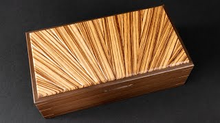 Making a Classic Jewelry Box with a Sunburst Lid [upl. by Letta]