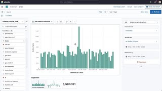 Creating your first visualization with Kibana Lens [upl. by Alsworth]