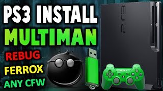 Install multiMAN Onto Any PS3 484 Custom Firmware [upl. by Marline]